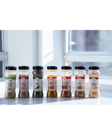 Aga's Wholesome Everyday Seasoning Combo Bundle 7 Items: Vegetable Stock Powder 100g Meat & Poultry Seasoning 100g Soupa Delish 100g Garlic Ginger & Onion Mix 100g Peppersoup Spice 100g Curry Powder 100g Dried Thyme 80g + Free Recipe ebook | Low Sodium &  - Buy Online on GoSupps.com