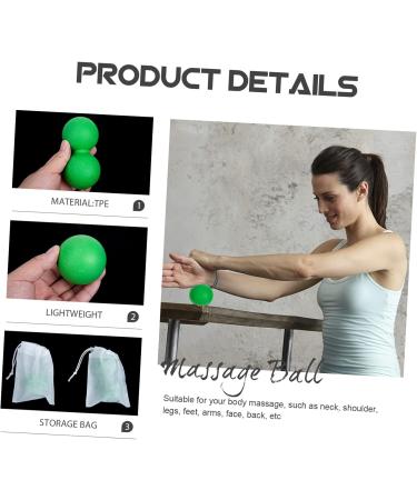 Frcolor Muscle Massage Ball - 4-in-1 Fascia Rollers for Foot & Body Relief | TPE Massage Device for Deep Tissue Care | International Shipping Available - Buy Online on GoSupps.com