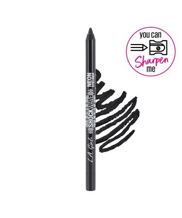 Shop L.A. Girl Shockwave Neon Eyeliner Blackout 0.04 oz - Bold, Long-lasting Color - Buy Online on GoSupps.com