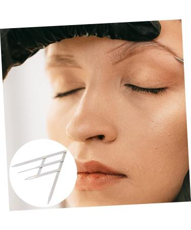 FOMIYES 2pcs Eyebrow Scale Mini Tools Eyebrow Positioning Ruler Ratio Eyebrow Ruler Tool Miss Adjustable Set 1 count (Pack of 1) Silverx2pcs - Buy Online on GoSupps.com