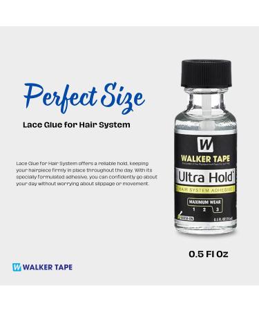 Walker Tape Ultra Hold - Brush-On Waterproof Wig Glue | Long Lasting Hair Bonding Adhesive for Wigs & Extensions (0.5 oz) - Shop Internationally - Buy Online on GoSupps.com