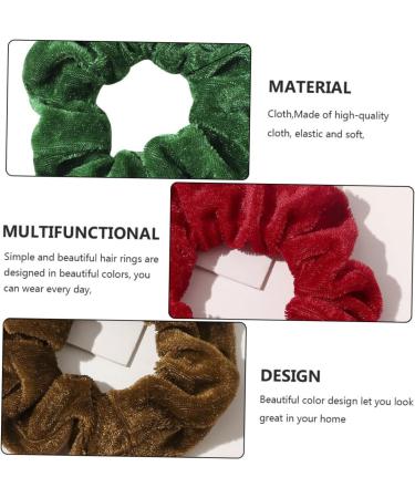 Beavorty Christmas Hair Rope Christmas Elk Hair Bands Christmas Hair Band ponytail holder christmas hair bobble christmas hair ties Hair Ring Autumn And Winter hair tie holder Miss fabric - Buy Online on GoSupps.com