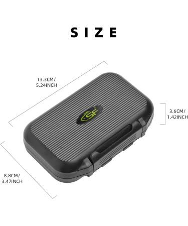 SF Small Waterproof Double Sided Fly Fishing Box | Floatable & Compact Design - Buy Online on GoSupps.com