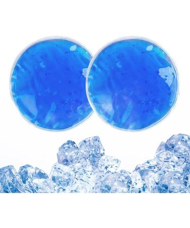 Hot and Cold Gel Ice Packs Instant Gel Cold Packs | Small Ice Packs for Injuries Reusable for Eye Muscle Skin Care and Cool Down Blue 7cm - Buy Online on GoSupps.com