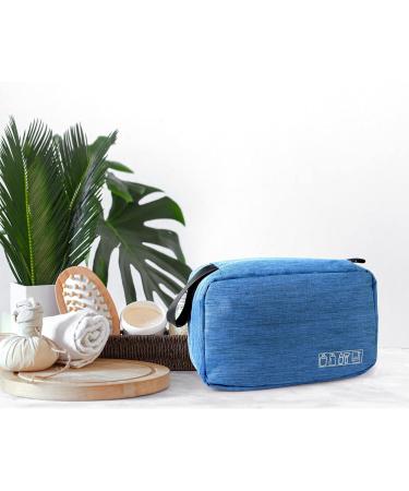 Cooja Hanging Toiletry Wash Bag with Hook & Handle - Sky Blue | Travel Gear Set for Men and Women | Includes 1 Toilet Bag + 2 Drawstring Bags - Buy Online on GoSupps.com