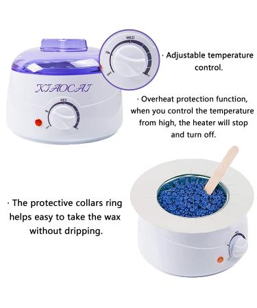Waxing Kit with Hard Wax Beans for Painless Hair Removal - At Home Waxing Kit for Sensitive Skin - Includes Wax Warmer, Applicator Sticks - Ideal for Eyebrows, Armpits, Bikini, Brazilian - Women Men - Buy Online on GoSupps.com