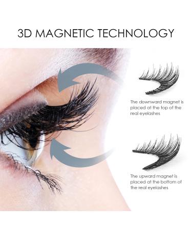 Vaventi Magnetic Lashes - Reusable Waterproof Eyelash Kit for Natural Look | Lumentes Lightweight False Lashes - Buy Online on GoSupps.com