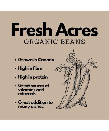 Organic Navy Beans Canadian Grown Bulk Dry 4.54 Kg Fresh Acres - Buy Online on GoSupps.com