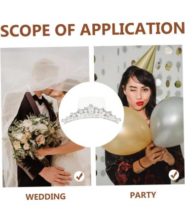 Ipetboom Pearl Hair Bands for Womens Hair Bridesmaid Hair Tie Crystal Hair Accessories Hair Combs for Women Rhinestone Jewelry Wedding Hair Clip Kids Tiara Headband Crown Women's - Buy Online on GoSupps.com