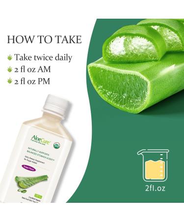 AloeCure Organic Aloe Vera Juice - 12 Bottle Sample Pack - Grape Lemon Natural Flavor 12x500ml - Buy Online on GoSupps.com