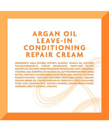 Cantu Leave-In Conditioning Repair Cream with Argan Oil 16 oz - Pack of 2 | 32 Ounce Total - Buy Online on GoSupps.com