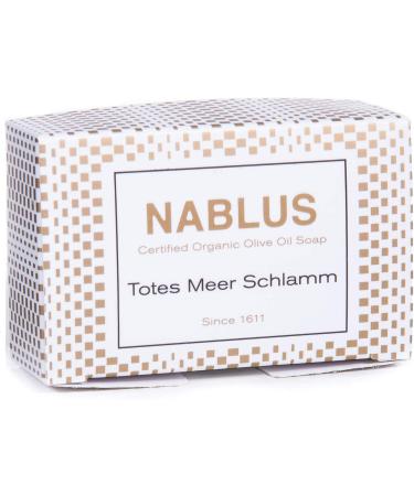 Nablus Soap Natural Olive Oil Soap Dead Sea Mud for fatty skin extra gentle great against pimples handmade made in Palestine 100g - Buy Online on GoSupps.com