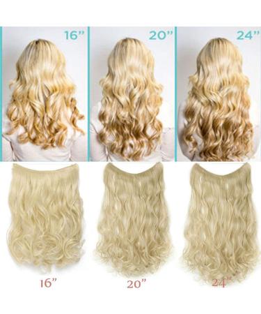 Shop Invisible Wire Hair Part Extensions - 40cm Curly Medium Brown Hairpieces for an Effortless Look - Buy Online on GoSupps.com