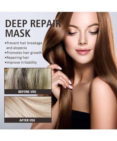 Hair Mask in 5 Seconds Magic Keratin Hair Mask Deep Conditioning Hair Treatment Recovers Elasticity and Shiny Soft Hair - Buy Online on GoSupps.com