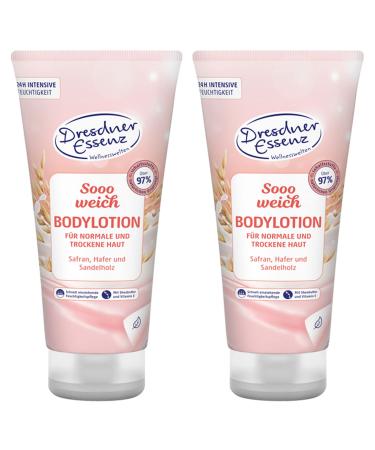 Dresdner Essenz Sooo Soft Body Lotion 2 x 200 ml Vegan Body Cream