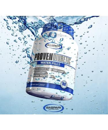 Gaspari Nutrition Proven Diuretic Bodybuilding Supplement - Fast Water Shedding, Dry Look, Natural Ingredients, 80 Capsules - Buy Online on GoSupps.com