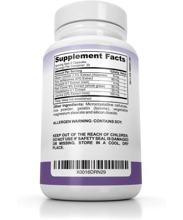 Menopause Relief Supplement for Hot Flash & Night Sweats - Hormone Balance & Natural Weight Loss - Estrogen Menopause Supplements - Buy Online on GoSupps.com