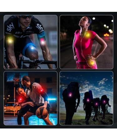 Delamiya 6-Piece LED Clip Flashing Reflective Safety Light for Kids | 2 Modes Perfect for School Bags Backpacks Hiking Jogging - Buy Online on GoSupps.com