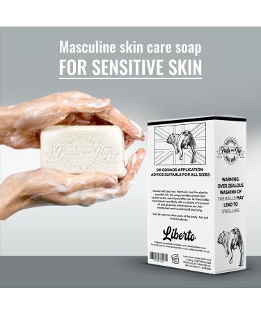 Fresh and Fly Ball Soap for Men Gentle and Cleansing Natural Soap Bar- Infused with Tea Tree Oil Coconut Oil Shea Butter - Moisturizing Ball Wash for Men - Buy Online on GoSupps.com