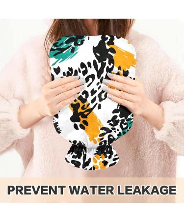 Leopard Print Hot Water Bottle - 2L Pain Relief & Cold Compress | International Shipping - Buy Online on GoSupps.com