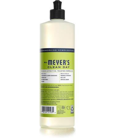 Mrs. Meyer's Liquid Dish Soap - Biodegradable Lemon Verbena, 16 fl oz (Pack of 3) - Buy Online on GoSupps.com