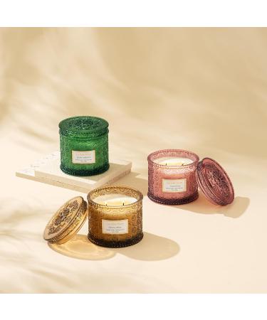 La Jolie Muse Rose Scented Candle Gifts for Women Wedding Candles Sandalwood Rose Candle 2 Wicks Luxury Candles 12 oz/340g 60 Hour Burn Time Candles for Home Scented - Buy Online on GoSupps.com