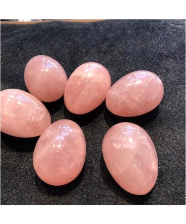 Shop Natural Pink Crystal Quartz Beauty Egg - Moisturizing Powder Facial Lifting & Jade Home Goods - 3cm - Buy Online on GoSupps.com