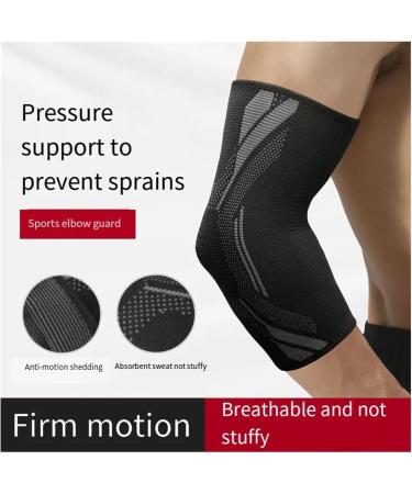 LYHYDMA Elbow protector knitted elbow pads sealing fitness warmth sports nonslip breathable inspiration arm protectors M M Black - Buy Online on GoSupps.com