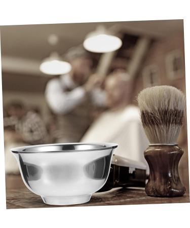 Angoily Stainless Steel Mixing Bowl - Ideal for Hair Dye Shaving Foam & Soap - Essential Shaving Tool & Accessories for Men - Buy Online on GoSupps.com