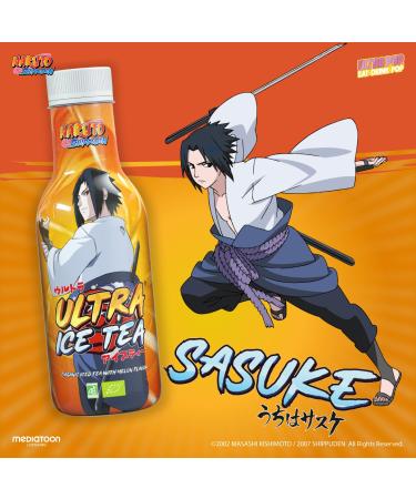 Buy Ultra Ice Tea Bio - Vegan Black Tea Drink with Sasuke | Refreshing Melon Flavor | 500ml Disposable - Buy Online on GoSupps.com