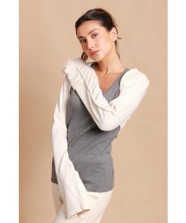 Shop Allergy-Free Organic Cotton Bolero Shrug for Eczema & Psoriasis - XX-Large Natural | Cottonique - Buy Online on GoSupps.com