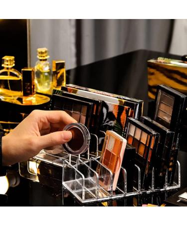 Dacvgog Eyeshadow Palette Organizer 7 Section Divided Palette Holder Inserts Eyeshadow Storage Organizer(2 Size) - Buy Online on GoSupps.com