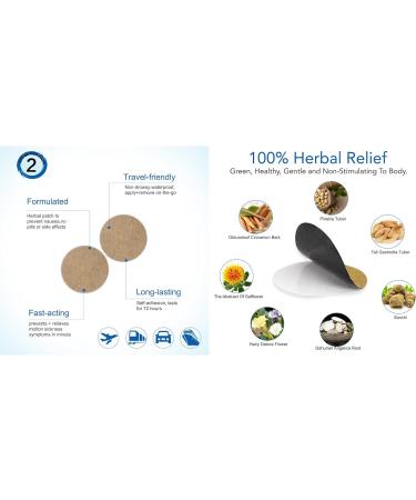 JUDEWY Motion Sickness Patches - 40 Pack | Waterproof Anti Nausea Seasickness Relief for Cruise/Airplane/Train/Bus | Easy-to-Use Behind The Ears Patches - Buy Online on GoSupps.com