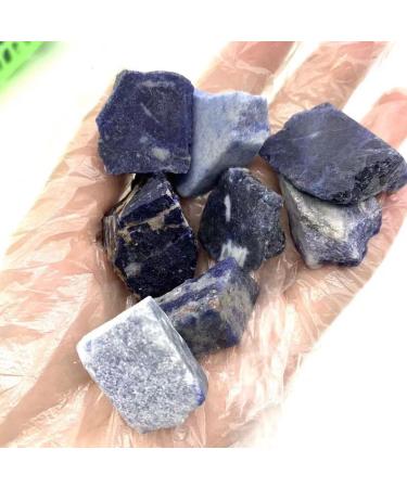 Natural Crystal Rough Natural Crystals and Stones 300g Natural Blue Sodalite Crystal Raw Rock Gemstone Gravel Stone for Home Decoration for Decoration - Buy Online on GoSupps.com