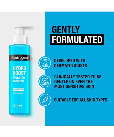 Neutrogena Hydro Boost Fragrance-Free Water Gel Cleanser - Buy Online on GoSupps.com