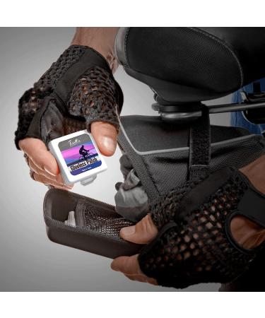 Tirellix 24-Pcs Bike Tire Patch Kit for Bicycle, Motorcycle & Mountain Bike - Glueless Tube Patch Repair with 2 Scuffers and Portable Cases - Buy Online on GoSupps.com