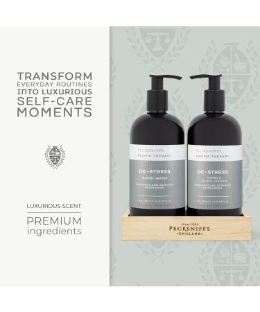 Pecksniffs Moisturizing Hand Wash and Hand & Body Caddy Lotion Set - Aroma:Therapy De-Stress 500 ml/16.9 fl oz - Buy Online on GoSupps.com