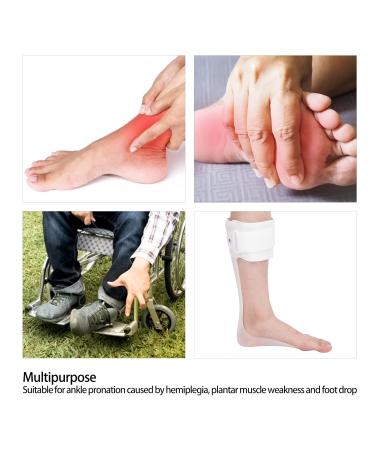 ZJchao Drop Foot Correction Support - Lightweight Ankle Foot Orthosis for Weak Muscles | Ideal for Stroke & Hemiplegia Rehabilitation - XL Left - Buy Online on GoSupps.com