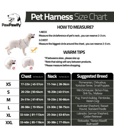 Pawpawify Personalized Dog Harness - No Pull Durable Adjustable 20-25in for Training & Walking | Choking Prevention - Buy Online on GoSupps.com
