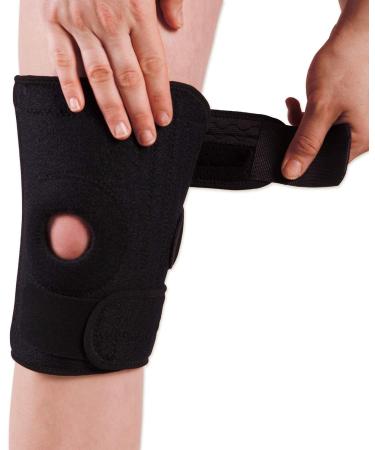 Athletec Sport Knee Support - Open-Patella Stabilizer, Large Size - Buy Online on GoSupps.com