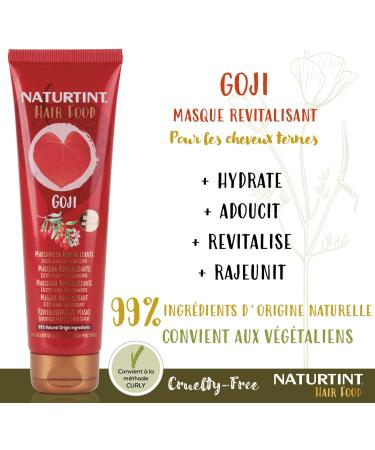 Naturtint Hair Food Goji Revitalizing Mask for Dull/Weakened Hair 150 ml - Buy Online on GoSupps.com