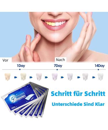Effective Tooth Whitening Strips - 28 Mint-Flavored Whitener Strips for Quick Teeth Bleaching & Brightening - Buy Online on GoSupps.com