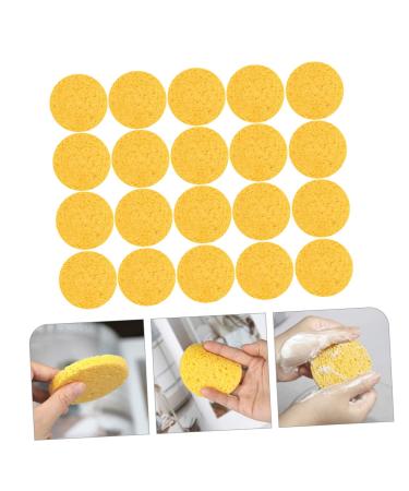 FRCOLOR 80 Pcs Round Makeup Sponges - Exfoliating Face & Cleansing Sponge Set for Makeup Removal | International Shipping Available - Buy Online on GoSupps.com