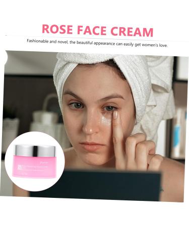 minkissy 1 Pc Rose Essence Cream Moisturizer Face Cream Neck Cream Facial Essence Flower Face Cream Rejuvenating Eye Forehead Cream Practical Cream Anti-aging Face Cream Simple - Buy Online on GoSupps.com