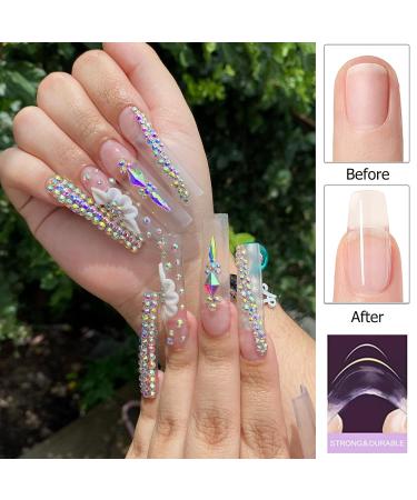 VNICESLI 4-Piece Gel Nail Polish Set | 7-in-1 Assembly Gel & Builder Base Gel for Perfect UV/LED Nails - Clear & Nude Shades - Buy Online on GoSupps.com