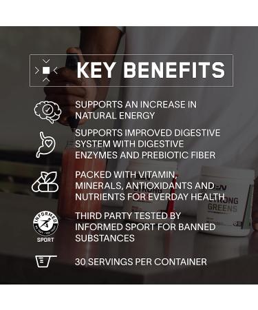 Bare Performance Nutrition Strong Reds Superfood Powder - Natural Energy Boost & Antioxidant Blend with Fruit Powder & Digestive Enzymes (30 Servings) - Buy Online on GoSupps.com