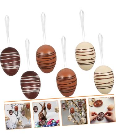 Alipis 30 Pcs Easter Eggs Easter Egg Ornaments Easter Egg Tree Ornaments Spring Accessories Mini Plastic As Shown 3x5pcs 6X4CMx5pcs - Buy Online on GoSupps.com