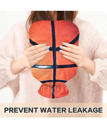 YOUJUNER Hot Water Bottle with Basketball Print Cover | 1L Large Hand & Feet Warmer for Ultimate Comfort | Perfect for Sports Fans - Buy Online on GoSupps.com