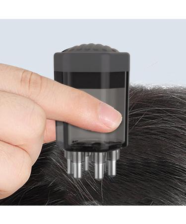 Scalp Application Comb - Hair Oil Applicator Hair Oiling Applicator Bottle | Portable Hair Growth serrum Applicator with Top-Mounted Refill Hair Root treeatment Applicator Comb for Hair Growth 1x2 Gray - Buy Online on GoSupps.com