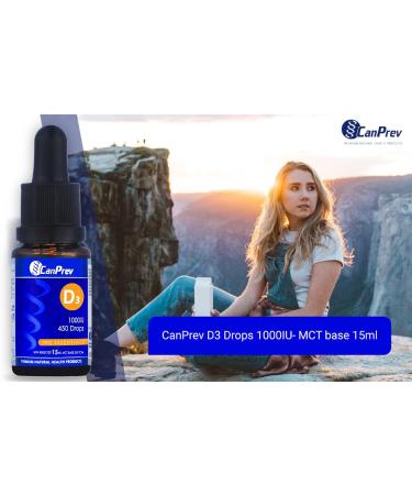 CanPrev D3 Drops 1000iu mct Oil Base 0.5 Ounce - Buy Online on GoSupps.com